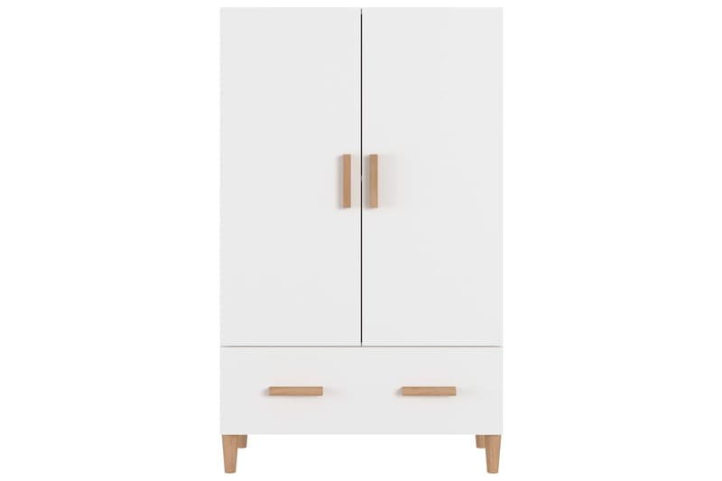 beBasic Kaappi valkoinen 70x31x115 cm tekninen puu - Valkoinen - Säilytys - Kaappi - Säilytyskaappi