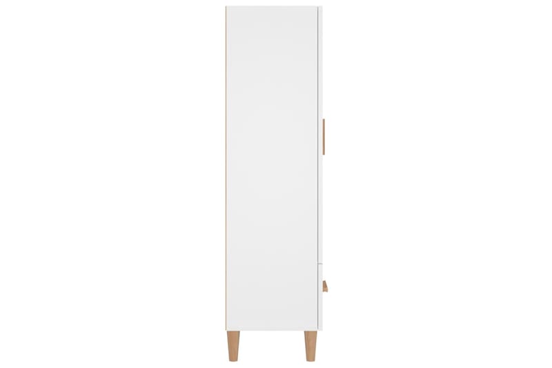 beBasic Kaappi valkoinen 70x31x115 cm tekninen puu - Valkoinen - Säilytys - Kaappi - Säilytyskaappi