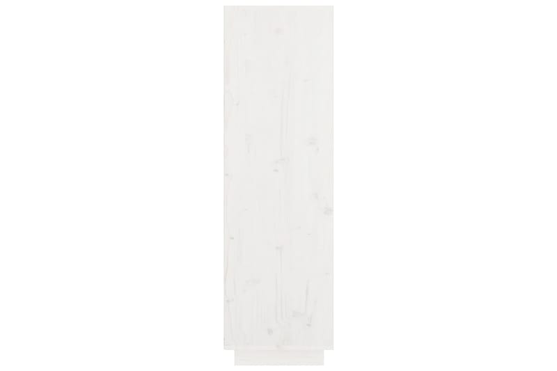 beBasic Kaappi valkoinen 74x35x117 cm täysi mänty - Valkoinen - Säilytys - Kaappi - Vitriini