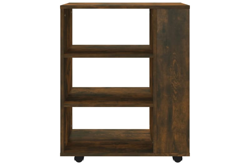 beBasic Kaappi pyörillä savutammi 60x35x75 cm tekninen puu - Ruskea - Säilytys - Kaappi - Säilytyskaappi