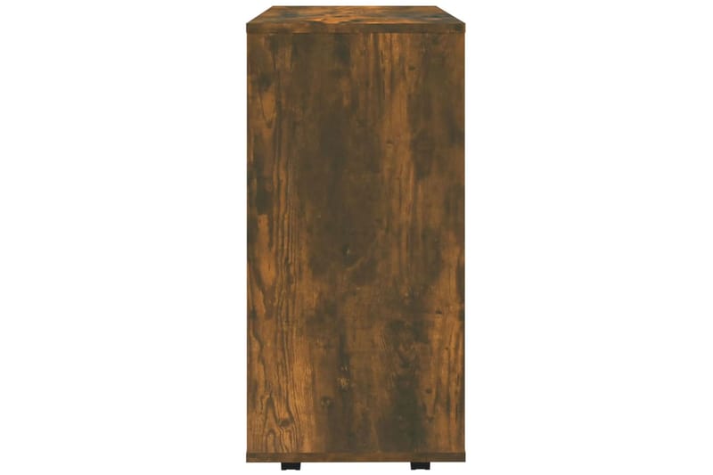 beBasic Kaappi pyörillä savutammi 60x35x75 cm tekninen puu - Ruskea - Säilytys - Kaappi - Säilytyskaappi