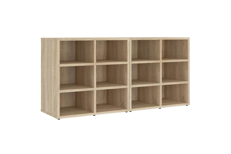 beBasic Kenkäkaapit 2 kpl Sonoma-tammi 52,5x30x50 cm - Ruskea - Säilytys - Kenkäsäilytys - Kenkäkaappi