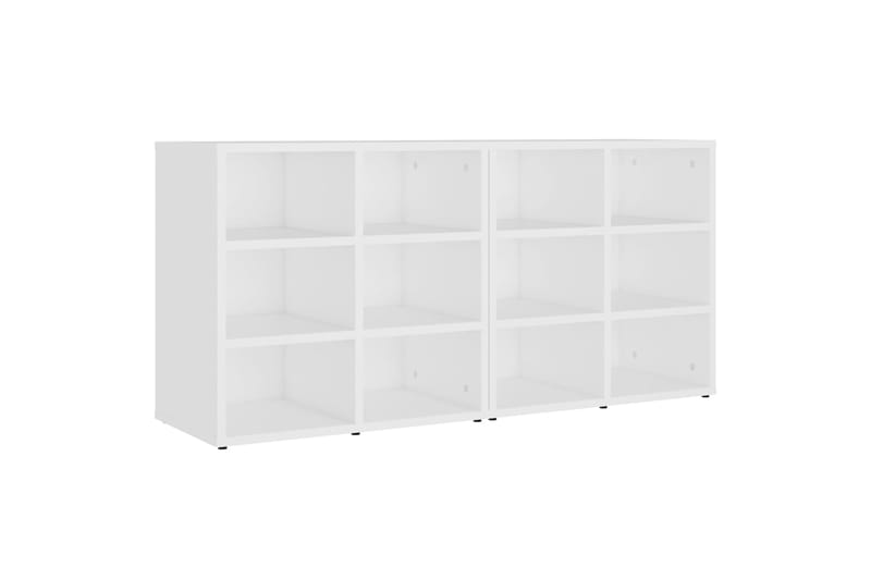 beBasic Kenkäkaapit 2 kpl valkoinen 52,5x30x50 cm - Valkoinen - Säilytys - Kaappi - Säilytyskaappi