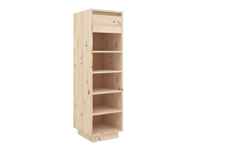 beBasic Kenkäkaappi 34x30x105 cm täysi mänty - Ruskea - Säilytys - Kenkäsäilytys - Kenkäkaappi