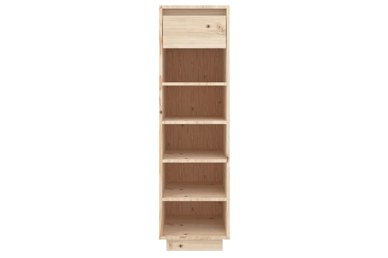 beBasic Kenkäkaappi 34x30x105 cm täysi mänty - Ruskea - Säilytys - Kenkäsäilytys - Kenkäkaappi