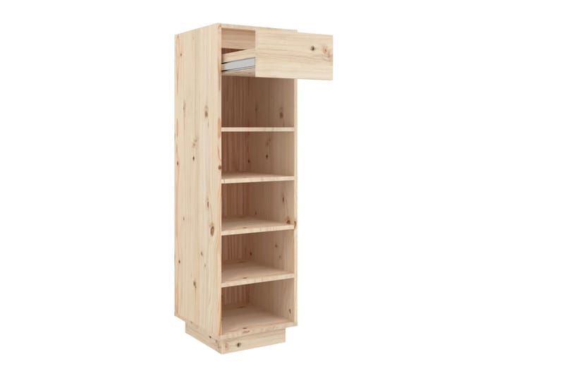 beBasic Kenkäkaappi 34x30x105 cm täysi mänty - Ruskea - Säilytys - Kenkäsäilytys - Kenkäkaappi