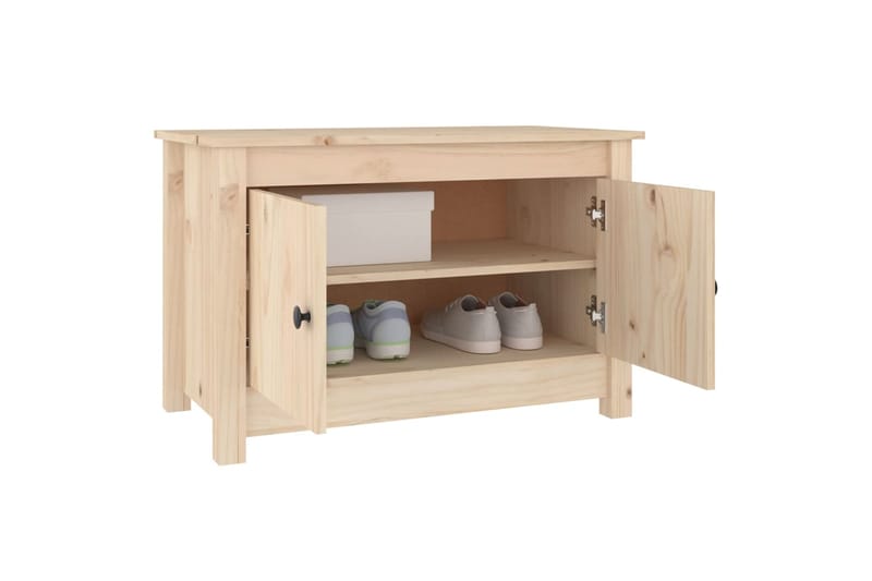 beBasic Kenkäkaappi 70x38x45,5 cm täysi mänty - Ruskea - Säilytys - Kenkäsäilytys - Kenkäkaappi
