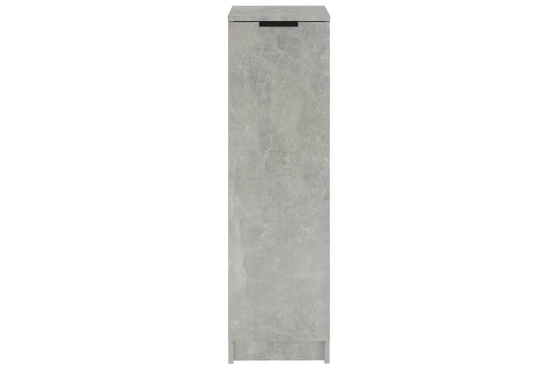beBasic Kenkäkaappi betoninharmaa 30x35x100 cm tekninen puu - Harmaa - Säilytys - Kenkäsäilytys - Kenkäkaappi