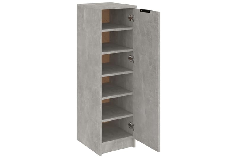 beBasic Kenkäkaappi betoninharmaa 30x35x100 cm tekninen puu - Harmaa - Säilytys - Kenkäsäilytys - Kenkäkaappi