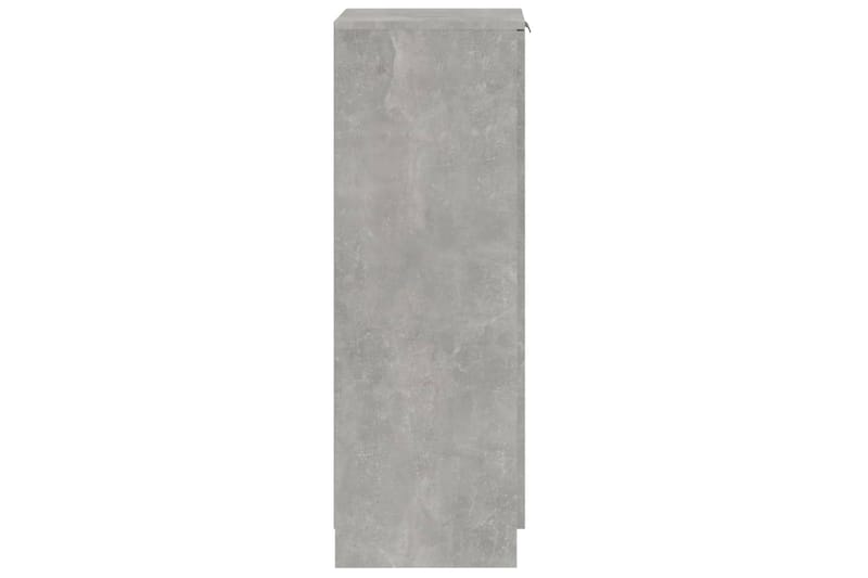 beBasic Kenkäkaappi betoninharmaa 30x35x100 cm tekninen puu - Harmaa - Säilytys - Kenkäsäilytys - Kenkäkaappi