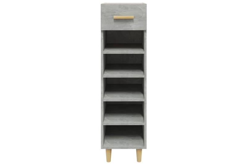 beBasic Kenkäkaappi betoninharmaa 30x35x105 cm tekninen puu - Harmaa - Säilytys - Kenkäsäilytys - Kenkäkaappi