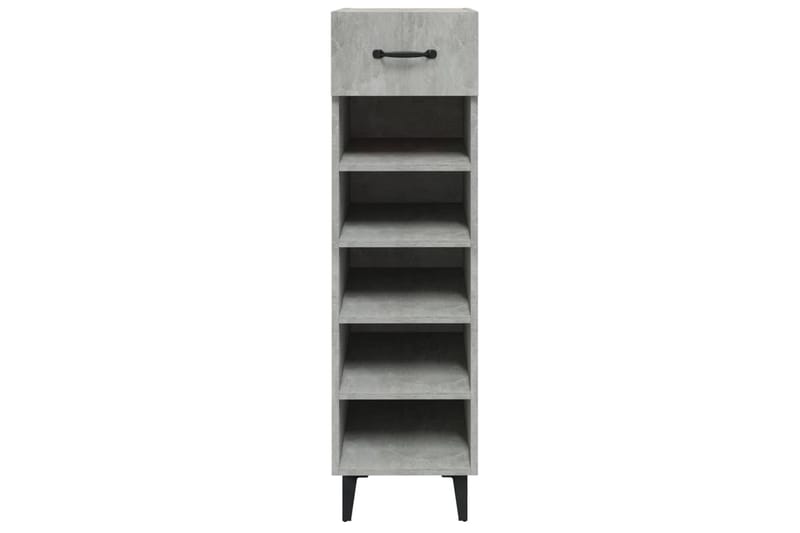 beBasic Kenkäkaappi betoninharmaa 30x35x105 cm tekninen puu - Harmaa - Säilytys - Kenkäsäilytys - Kenkäkaappi
