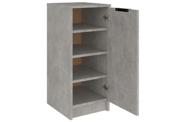 beBasic Kenkäkaappi betoninharmaa 30x35x70 cm tekninen puu - Harmaa - Säilytys - Kenkäsäilytys - Kenkäkaappi