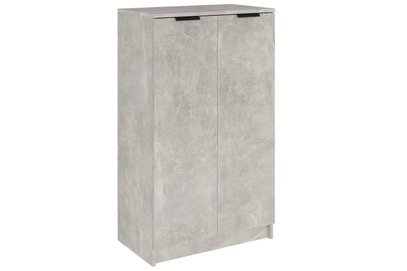 beBasic Kenkäkaappi betoninharmaa 59x35x100 cm tekninen puu - Harmaa - Säilytys - Kenkäsäilytys - Kenkäkaappi