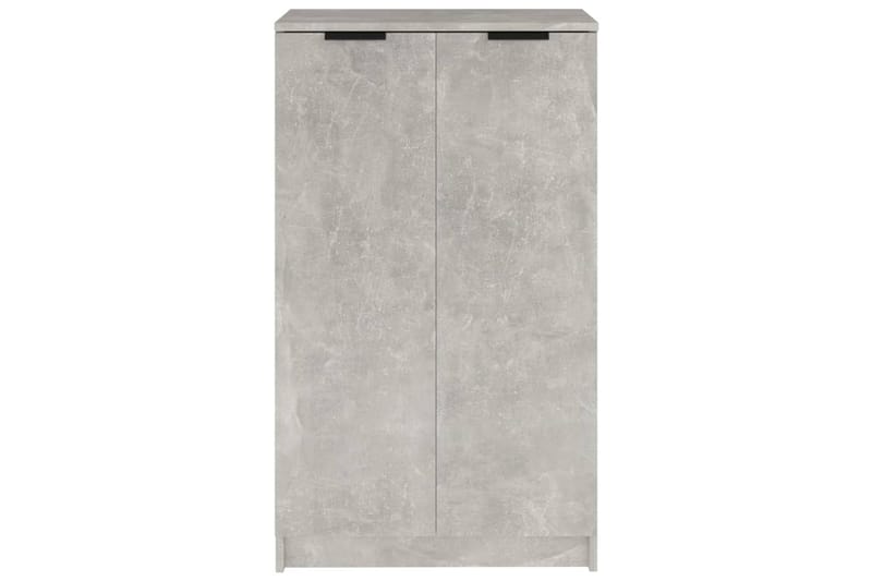 beBasic Kenkäkaappi betoninharmaa 59x35x100 cm tekninen puu - Harmaa - Säilytys - Kenkäsäilytys - Kenkäkaappi