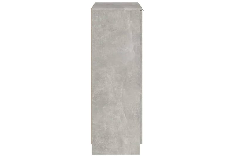 beBasic Kenkäkaappi betoninharmaa 59x35x100 cm tekninen puu - Harmaa - Säilytys - Kenkäsäilytys - Kenkäkaappi
