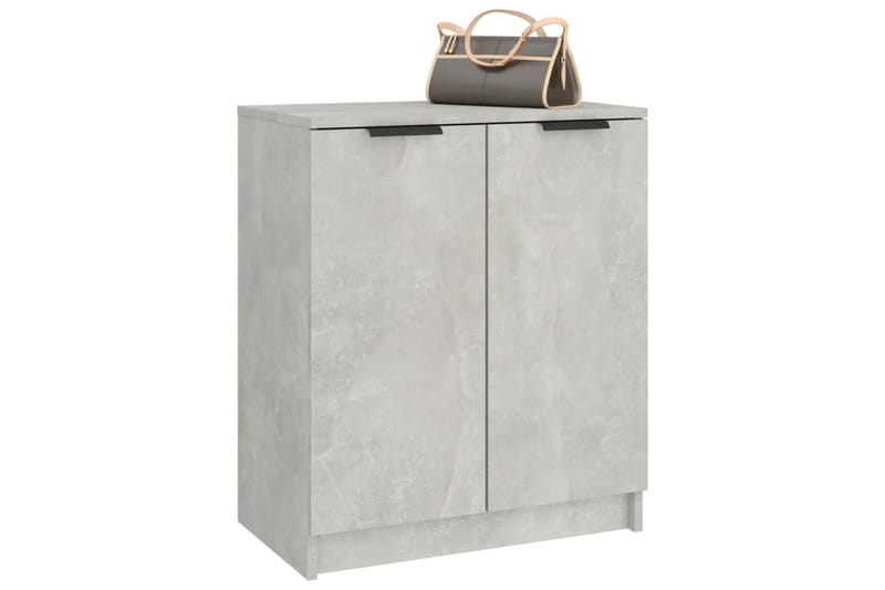 beBasic Kenkäkaappi betoninharmaa 59x35x70 cm tekninen puu - Harmaa - Säilytys - Kenkäsäilytys - Kenkäkaappi