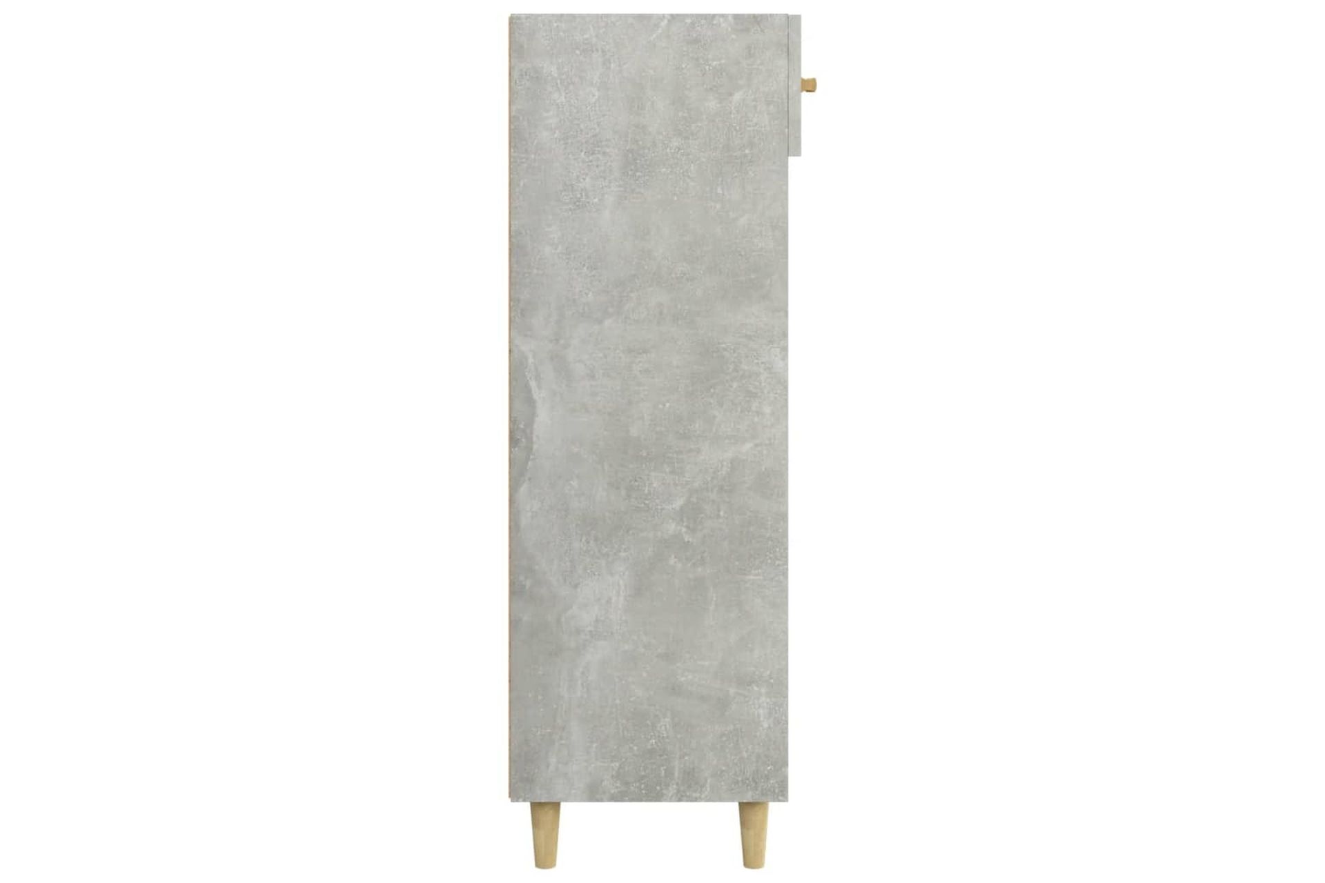 beBasic Kenkäkaappi betoninharmaa 60x35x105 cm tekninen puu - Harmaa - Säilytys - Kenkäsäilytys - Kenkäkaappi