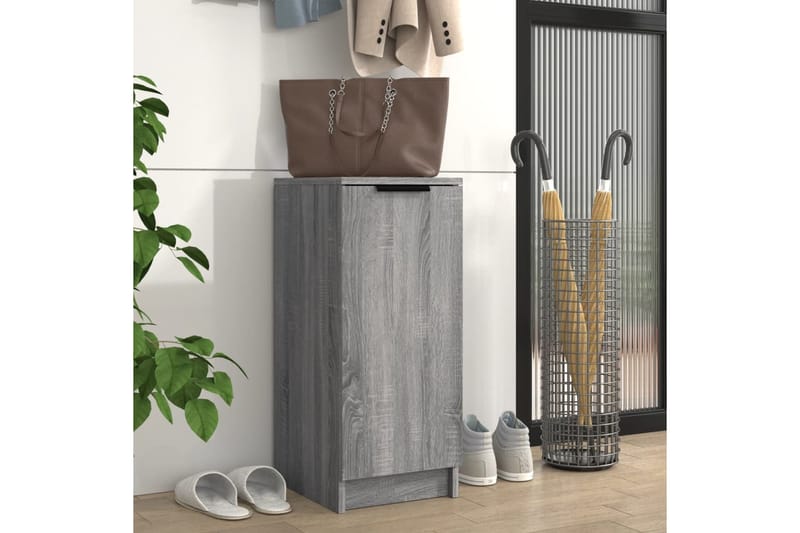 beBasic Kenkäkaappi harmaa Sonoma 30x35x70 cm tekninen puu - Harmaa - Säilytys - Kenkäsäilytys - Kenkäkaappi