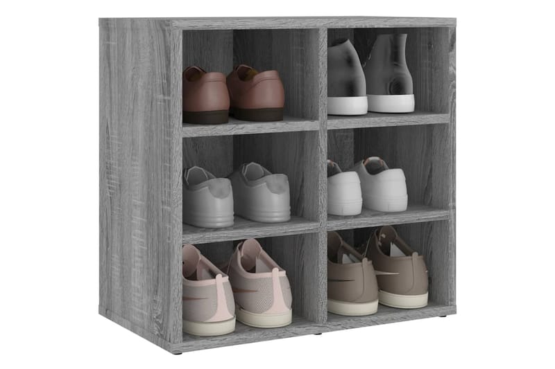 beBasic Kenkäkaappi harmaa Sonoma 52,5x30x50 cm - Harmaa - Säilytys - Kenkäsäilytys - Kenkäkaappi