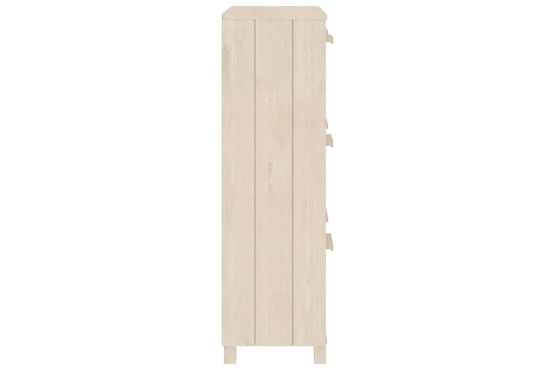 beBasic Kenkäkaappi hunajanruskea 59,5x35x117 cm täysi mänty - Ruskea - Säilytys - Kenkäsäilytys - Kenkäkaappi