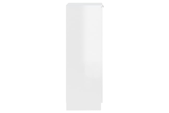 beBasic Kenkäkaappi korkeakiilto valkoinen 30x35x100 cm tekninen puu - Valkoinen - Säilytyskaappi - Kenkäsäilytys - Eteisen säilytys - Kenkäkaappi