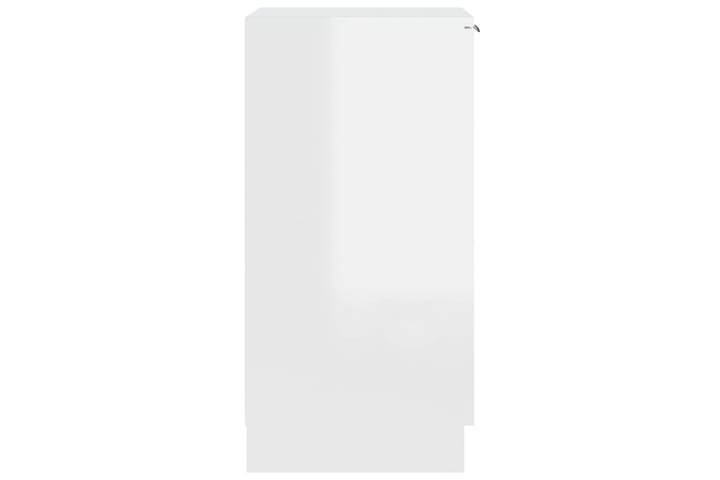 beBasic Kenkäkaappi korkeakiilto valkoinen 30x35x70 cm tekninen puu - Valkoinen - Säilytyskaappi - Kenkäsäilytys - Eteisen säilytys - Kenkäkaappi