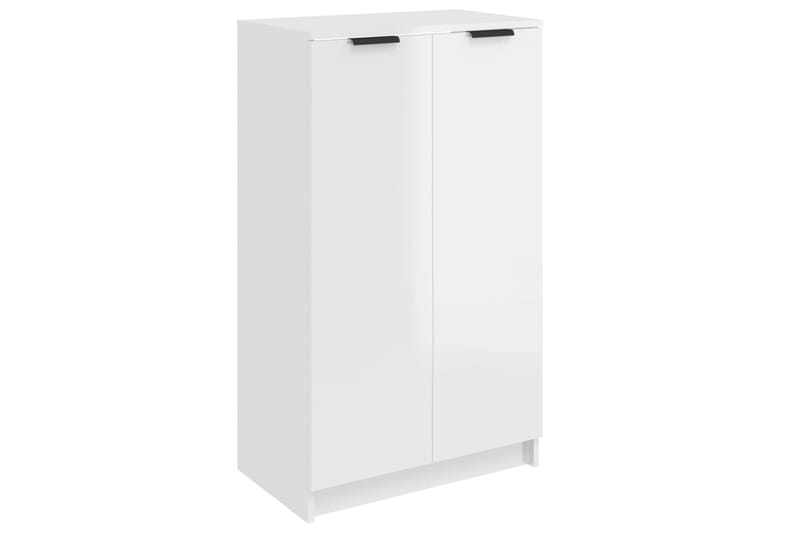 beBasic Kenkäkaappi korkeakiilto valkoinen 59x35x100 cm tekninen puu - Valkoinen - Säilytys - Kenkäsäilytys - Kenkäkaappi