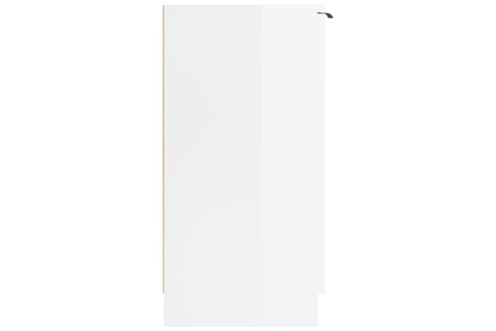beBasic Kenkäkaappi korkeakiilto valkoinen 59x35x70 cm tekninen puu - Valkoinen - Säilytyskaappi - Kenkäsäilytys - Eteisen säilytys - Kenkäkaappi