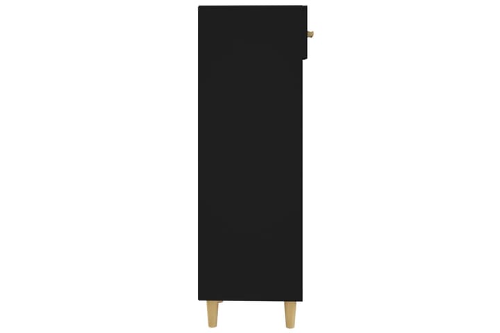 beBasic Kenkäkaappi musta 30x35x105 cm tekninen puu - Musta - Säilytyskaappi - Kenkäsäilytys - Eteisen säilytys - Kenkäkaappi