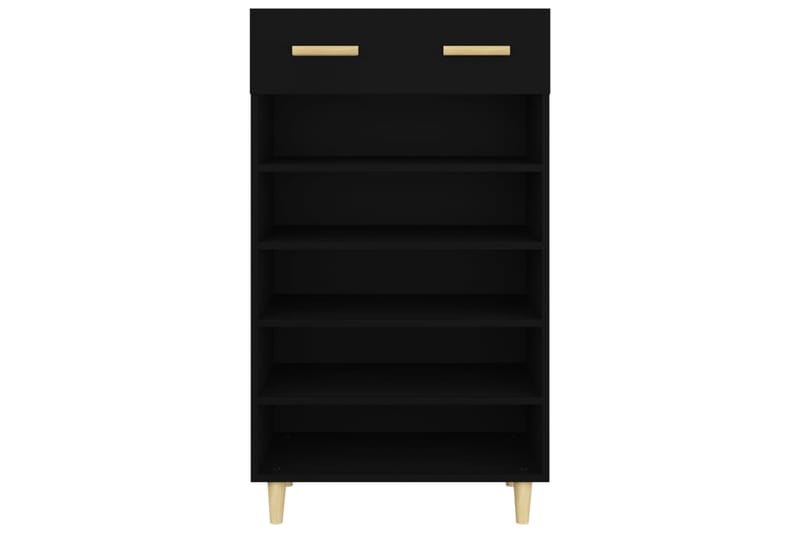 beBasic Kenkäkaappi musta 60x35x105 cm tekninen puu - Musta - Säilytys - Kaappi - Säilytyskaappi