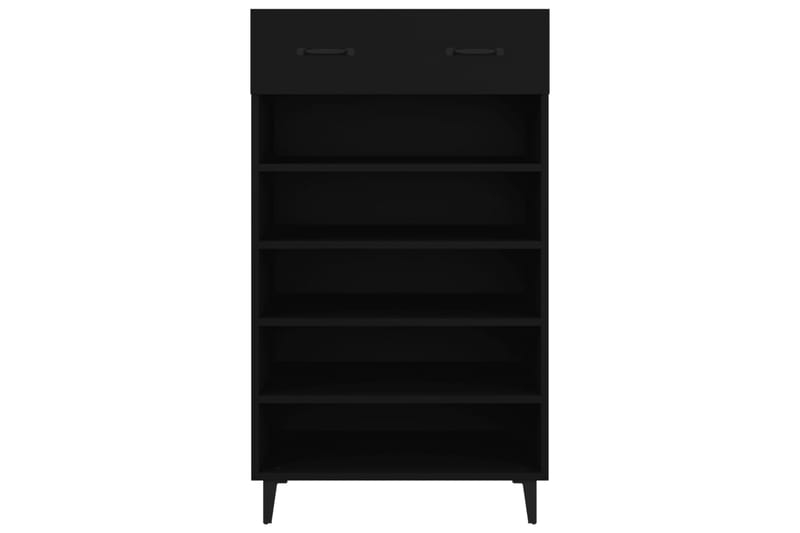 beBasic Kenkäkaappi musta 60x35x105 cm tekninen puu - Musta - Säilytys - Kaappi - Säilytyskaappi