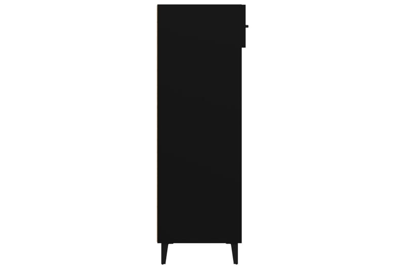 beBasic Kenkäkaappi musta 60x35x105 cm tekninen puu - Musta - Säilytys - Kaappi - Säilytyskaappi