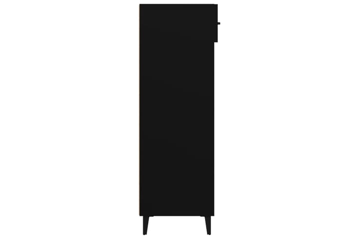 beBasic Kenkäkaappi musta 60x35x105 cm tekninen puu - Musta - Säilytyskaappi - Kenkäsäilytys - Eteisen säilytys - Kenkäkaappi