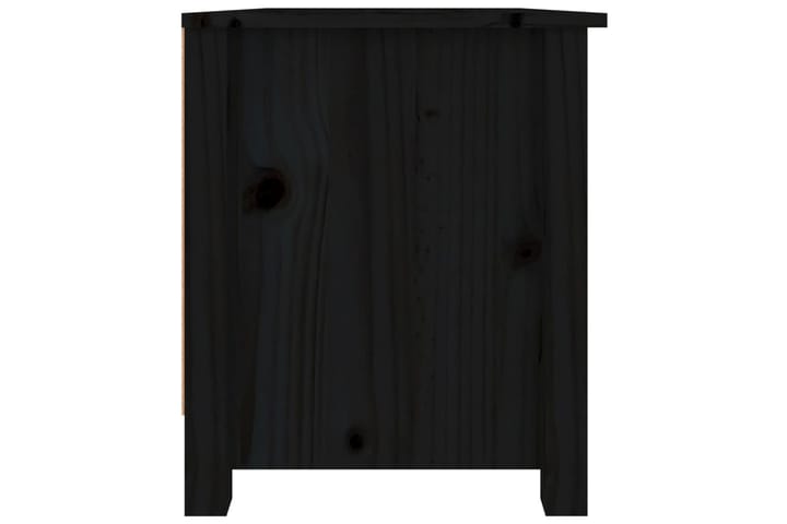 beBasic Kenkäkaappi musta 70x38x45,5 cm täysi mänty - Musta - Säilytyskaappi - Kenkäsäilytys - Eteisen säilytys - Kenkäkaappi