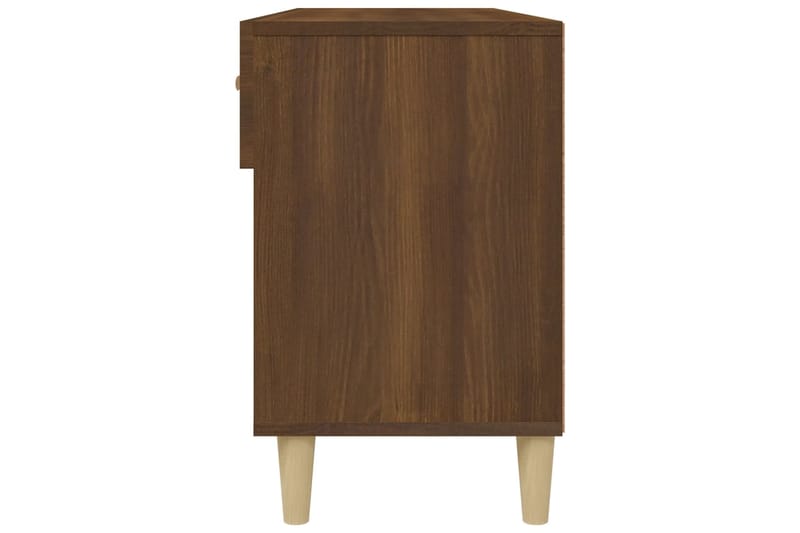 beBasic Kenkäkaappi ruskea tammi 102x35x55 cm tekninen puu - Ruskea - Säilytys - Kenkäsäilytys - Kenkäkaappi