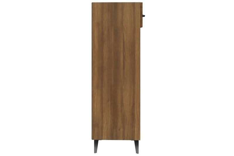 beBasic Kenkäkaappi ruskea tammi 30x35x105 cm tekninen puu - Ruskea - Säilytys - Kenkäsäilytys - Kenkäkaappi