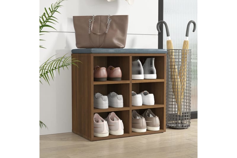 beBasic Kenkäkaappi ruskea tammi 52,5x30x50 cm - Ruskea - Säilytys - Kenkäsäilytys - Kenkäkaappi