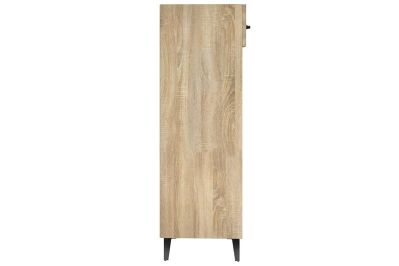 beBasic Kenkäkaappi Sonoma-tammi 30x35x105 cm tekninen puu - Ruskea - Säilytys - Kenkäsäilytys - Kenkäkaappi