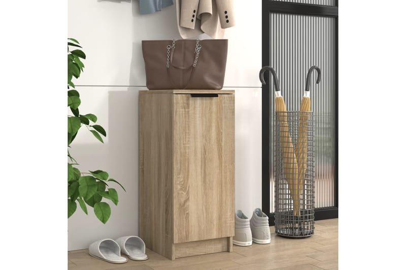 beBasic Kenkäkaappi Sonoma-tammi 30x35x70 cm tekninen puu - Ruskea - Säilytys - Kenkäsäilytys - Kenkäkaappi