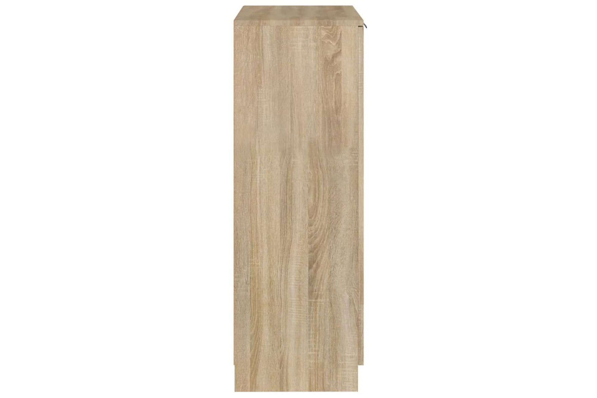 beBasic Kenkäkaappi Sonoma-tammi 59x35x100 cm tekninen puu - Ruskea - Säilytys - Kenkäsäilytys - Kenkäkaappi