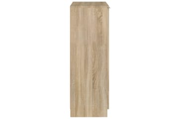 beBasic Kenkäkaappi Sonoma-tammi 59x35x100 cm tekninen puu - Ruskea - Säilytys - Kenkäsäilytys - Kenkäkaappi
