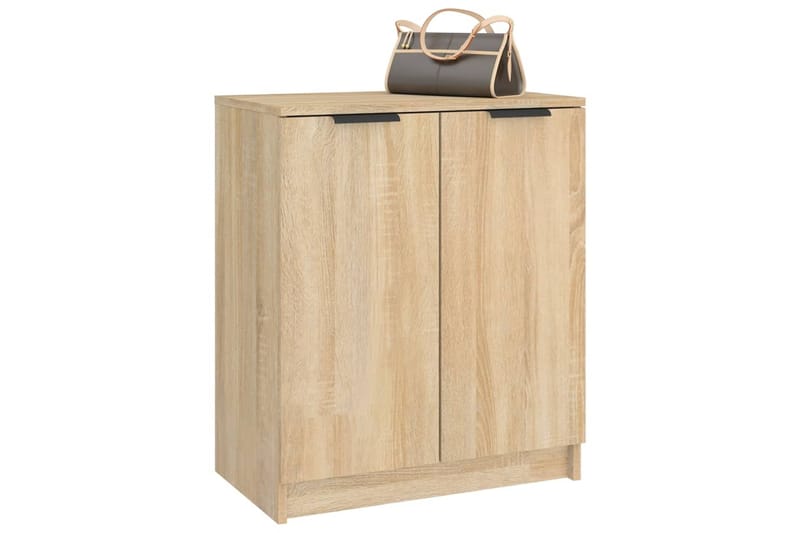 beBasic Kenkäkaappi Sonoma-tammi 59x35x70 cm tekninen puu - Ruskea - Säilytys - Kenkäsäilytys - Kenkäkaappi