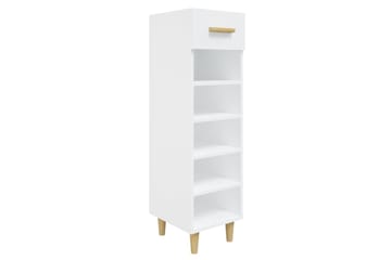 beBasic Kenkäkaappi valkoinen 30x35x105 cm tekninen puu - Valkoinen - Säilytys - Kenkäsäilytys - Kenkäkaappi