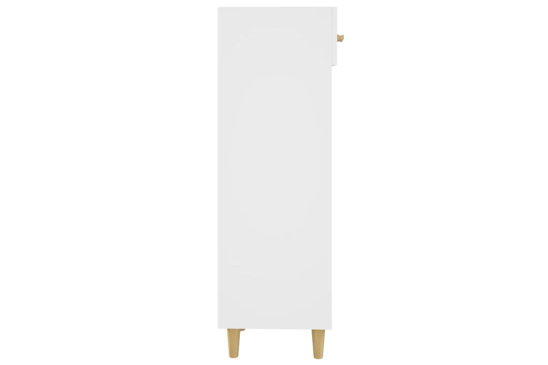 beBasic Kenkäkaappi valkoinen 30x35x105 cm tekninen puu - Valkoinen - Säilytys - Kenkäsäilytys - Kenkäkaappi