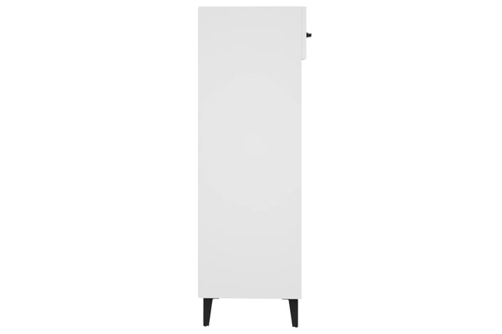 beBasic Kenkäkaappi valkoinen 30x35x105 cm tekninen puu - Valkoinen - Säilytyskaappi - Kenkäsäilytys - Eteisen säilytys - Kenkäkaappi