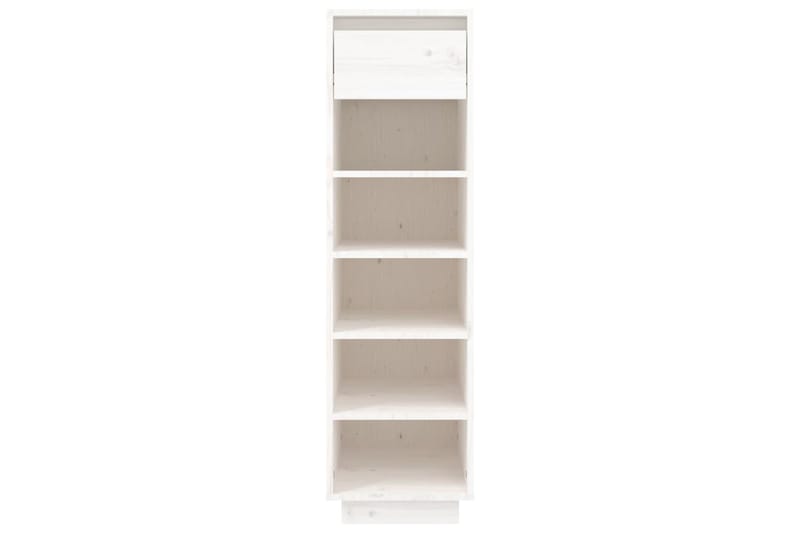 beBasic Kenkäkaappi valkoinen 34x30x105 cm täysi mänty - Valkoinen - Säilytys - Kenkäsäilytys - Kenkäkaappi