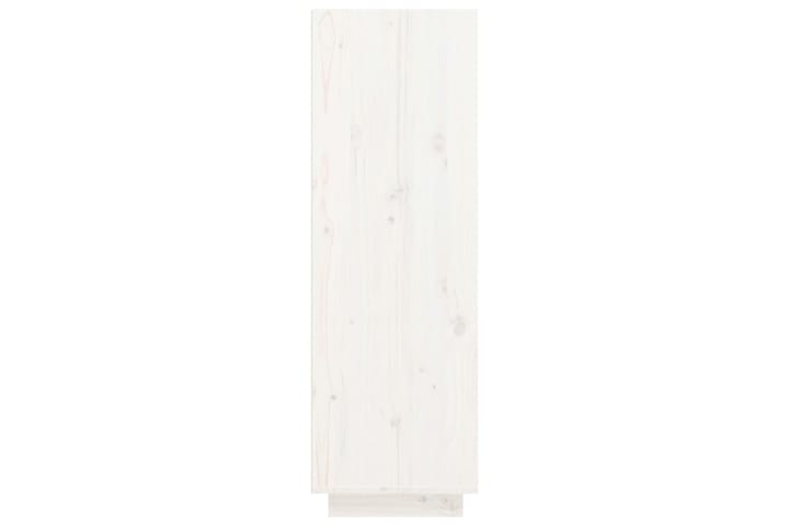 beBasic Kenkäkaappi valkoinen 34x30x105 cm täysi mänty - Valkoinen - Säilytyskaappi - Kenkäsäilytys - Eteisen säilytys - Kenkäkaappi