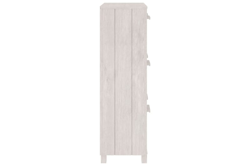 beBasic Kenkäkaappi valkoinen 59,5x35x117 cm täysi mänty - Valkoinen - Säilytys - Kaappi - Säilytyskaappi