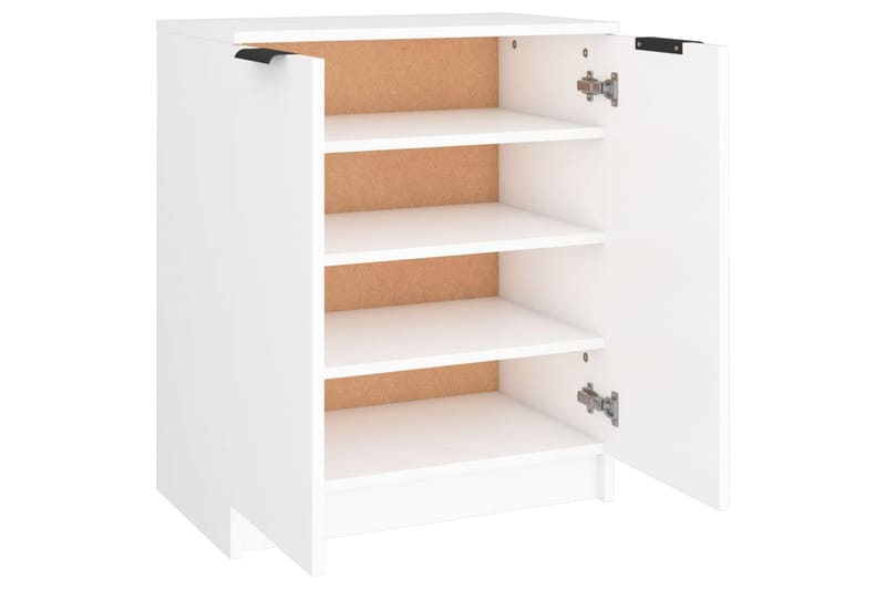 beBasic Kenkäkaappi valkoinen 59x35x70 cm tekninen puu - Valkoinen - Säilytys - Kaappi - Säilytyskaappi